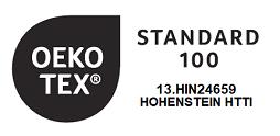Este artículo cuenta con la certificación OEKO-TEX® Standard 100